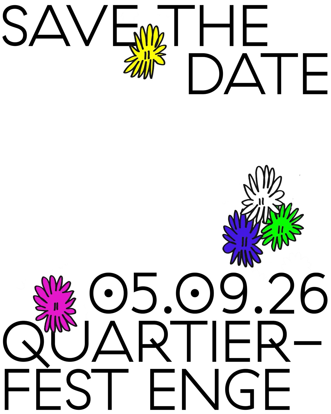 Quartierfest save the date